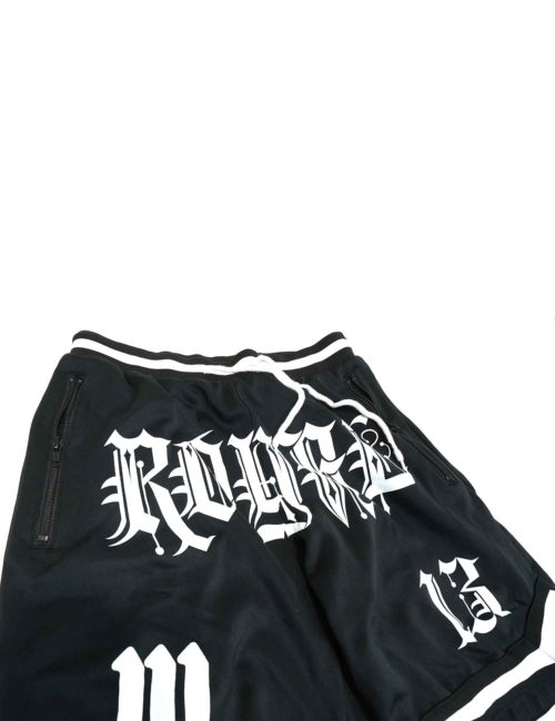 Royal Villains Black Hoop Shorts - Image 6