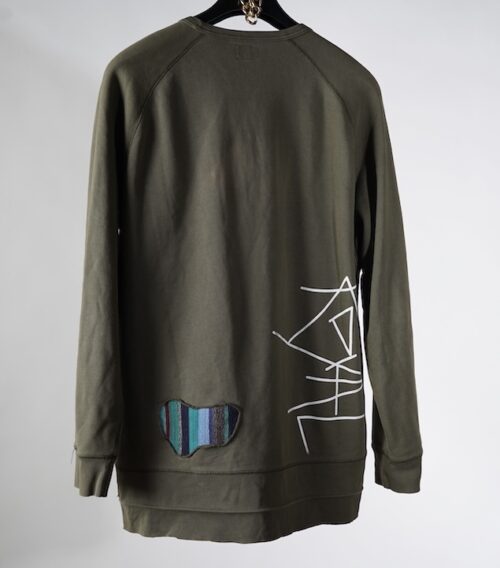 MMXXII - Custom Drop 1 Olive Fire Crewneck - Image 2