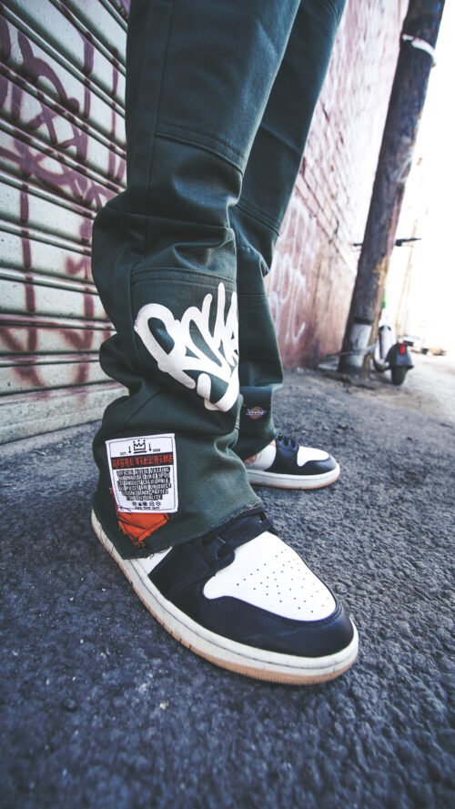 Army Green Stacked Dickies - Image 4